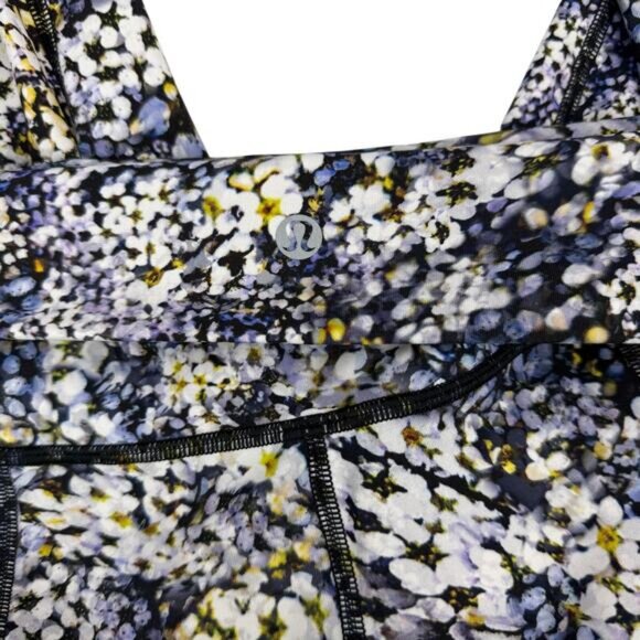 Lululemon Wunder Under Crop High-Rise Roll Down 23" In Floral Metropolis Multi 8 - Picture 7 of 7